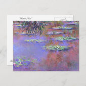 Claude Monet Water Lilies Briefkaart (Voorkant / Achterkant)