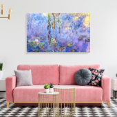 Claude Monet - Water Lilies Canvas Afdruk (Insitu (Woonkamer))