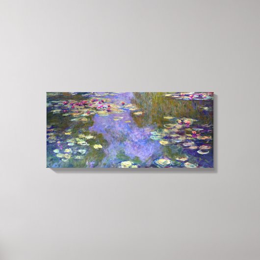 Claude Monet Water Lilies Canvas Afdruk (Voorkant)