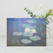 Claude Monet - Water Lilies, effect in de avond Kaart (Staand voorkant)