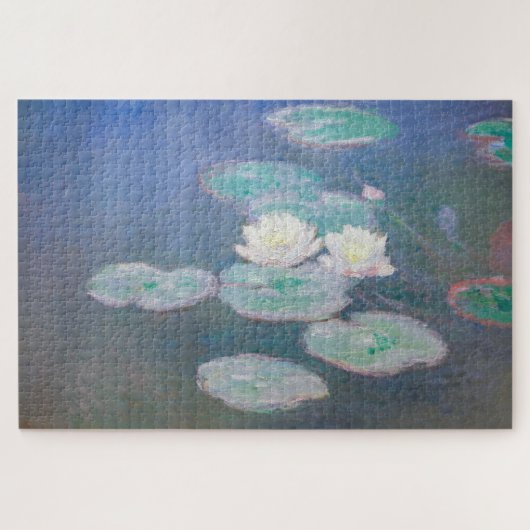 Claude Monet - Water Lilies, effect in de avond Legpuzzel (Horizontaal)