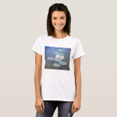 Claude Monet - Water Lilies, effect in de avond T-shirt (Voorkant volledig)