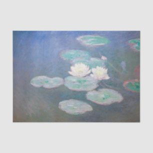 Claude Monet - Water Lilies, effect in de avond Tissuepapier