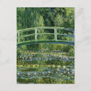 Claude Monet Water Lilies en de Japanse brug Briefkaart