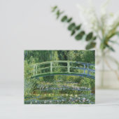Claude Monet Water Lilies en de Japanse brug Briefkaart (Staand voorkant)