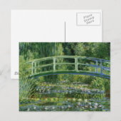 Claude Monet Water Lilies en de Japanse brug Briefkaart (Voorkant / Achterkant)