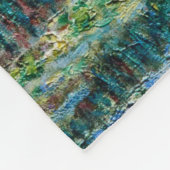 Claude Monet - Water Lilies en de Japanse brug Fleece Deken (Hoek)