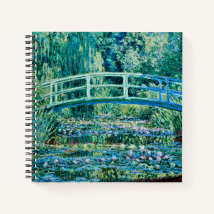Claude Monet - Water Lilies en de Japanse brug Notitieboek