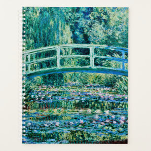 Claude Monet - Water Lilies en de Japanse brug Planner