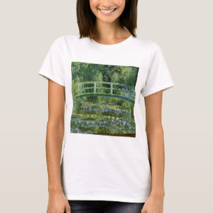 Claude Monet Water Lilies en de Japanse brug T-shirt