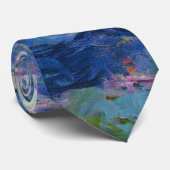 Claude Monet Water Lilies  Floral HD Art Stropdas (Opgerold)