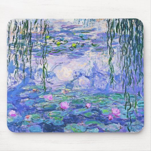 Claude Monet Water Lilies Franse impressionistisch Muismat (Voorkant)