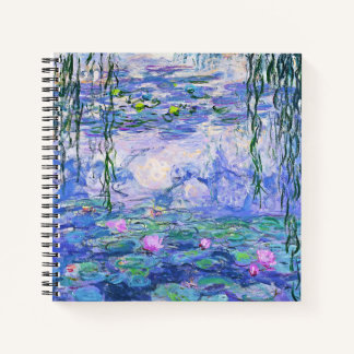 Claude Monet Water Lilies Franse impressionistisch Notitieboek