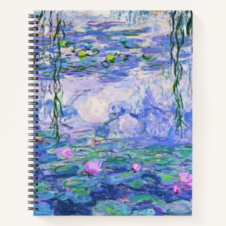 Claude Monet Water Lilies Franse impressionistisch Notitieboek
