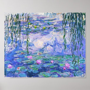 Claude Monet Water Lilies Franse impressionistisch Poster