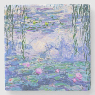 Claude Monet Water Lilies Franse impressionistisch Stenen Onderzetter