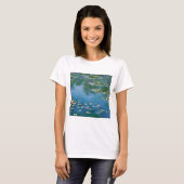Claude Monet Water Lilies GalleryHD Fine Art T-shirt (Voorkant volledig)
