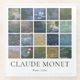 Claude Monet Water Lilies Glazen Onderzetter