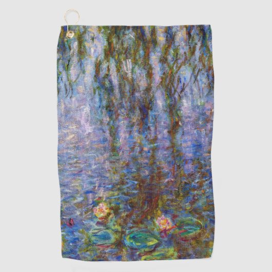 Claude Monet - Water Lilies Golfhanddoek (Voorkant)