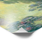 Claude Monet Water Lilies Impressionist Painting Foto Afdruk (Hoek)