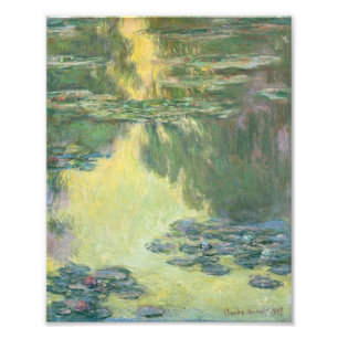 Claude Monet Water Lilies Impressionist Painting Foto Afdruk