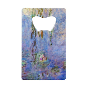 Claude Monet - Water Lilies Kredietkaart Flessenopener