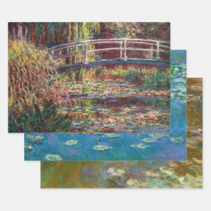 Claude Monet - Water Lilies Masterstukselectie Inpakpapier Vel