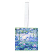 Claude Monet Water Lilies Masterstukselectie Kubus Ornament (Voorkant)