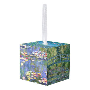 Claude Monet Water Lilies Masterstukselectie Kubus Ornament