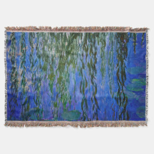 Claude Monet - Water Lilies met sluipende wilg Deken