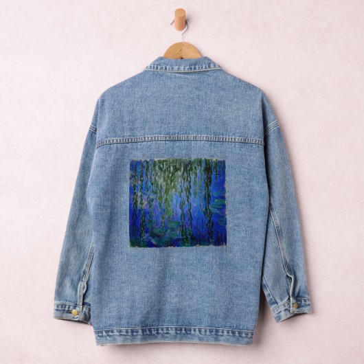 Claude Monet - Water Lilies met sluipende wilg Denim Jacket (Hangar)
