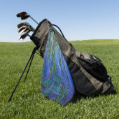 Claude Monet - Water Lilies met sluipende wilg Golfhanddoek (Groen)