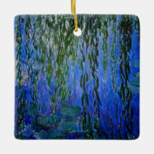 Claude Monet - Water Lilies met sluipende wilg Keramisch Ornament