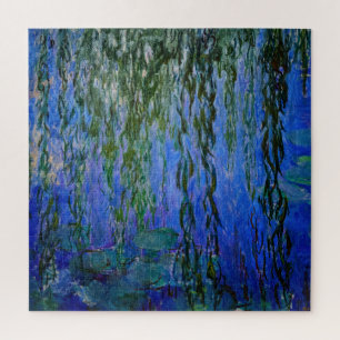Claude Monet - Water Lilies met sluipende wilg Legpuzzel