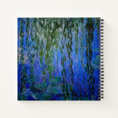Claude Monet - Water Lilies met sluipende wilg Notitieboek (Achterkant)