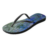 Claude Monet - Water Lilies met sluipende wilg Teenslippers (Schuin)