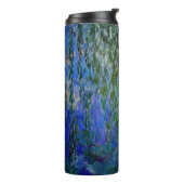 Claude Monet - Water Lilies met sluipende wilg Thermosbeker (Gedraaid links)