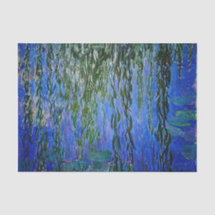Claude Monet - Water Lilies met sluipende wilg Tissuepapier