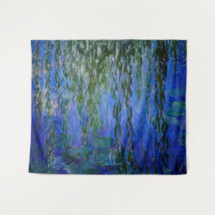 Claude Monet - Water Lilies met sluipende wilg Wandkleed