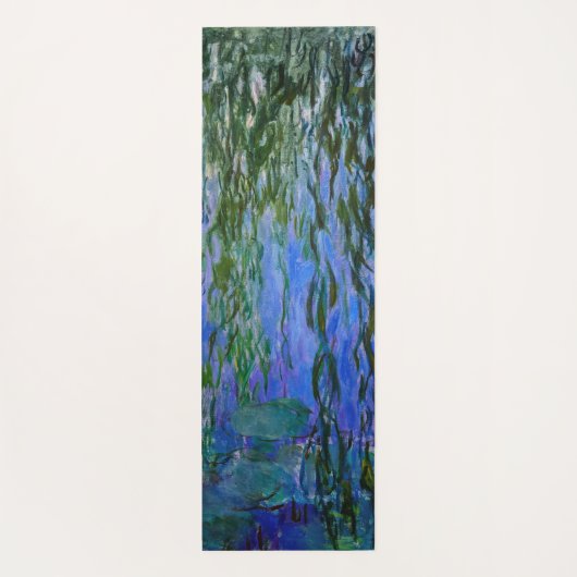 Claude Monet - Water Lilies met sluipende wilg Yogamat (Achterkant)