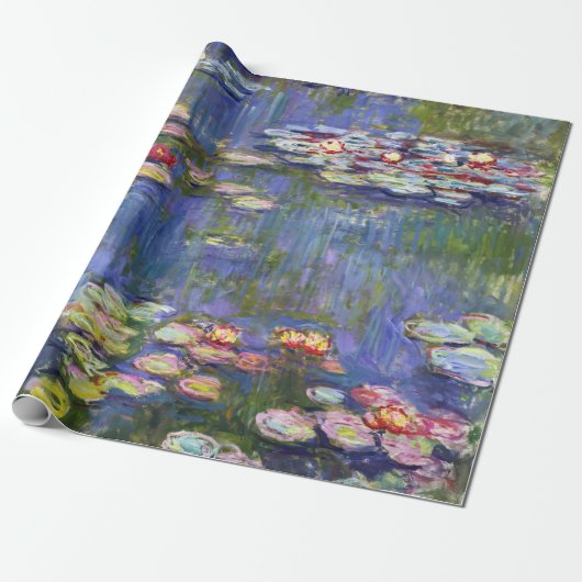 Claude Monet - Water Lilies / Nympheas Cadeaupapier (Uitgerold)