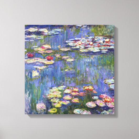 Claude Monet - Water Lilies / Nympheas Canvas Afdruk (Voorkant)