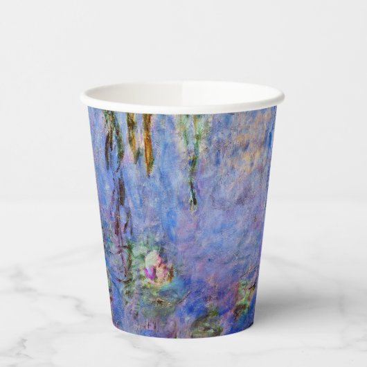 Claude Monet - Water Lilies Papieren Bekers (Links)