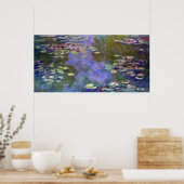 Claude Monet Water Lilies Poster (Keuken)