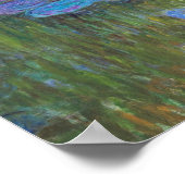 Claude Monet - Water Lilies Purple Poster (Hoek)