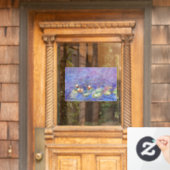 Claude Monet - Water Lilies Raamsticker (Huis Deur)