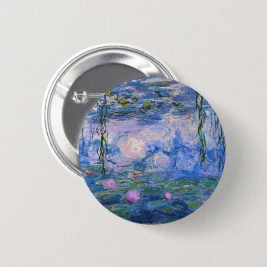 Claude Monet - Water Lilies Ronde Button 5,7 Cm (Voorkant /achterkant)