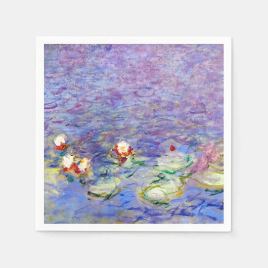 Claude Monet - Water Lilies Servet (Voorkant)