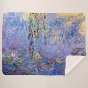Claude Monet - Water Lilies Sherpa Deken