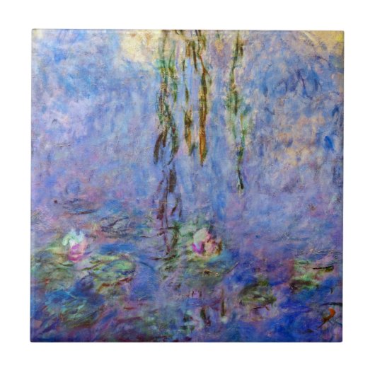 Claude Monet - Water Lilies Tegeltje (Voorkant)